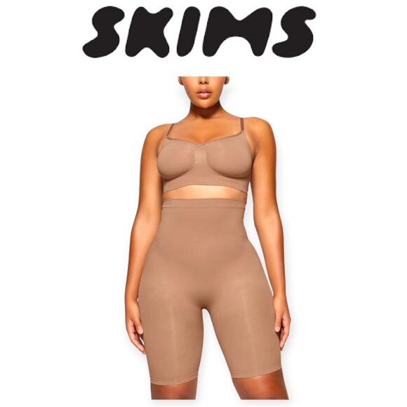 Skims High-Waisted Shapewear Shorts in Sienna size XL New In Box - Picture 1 of 11